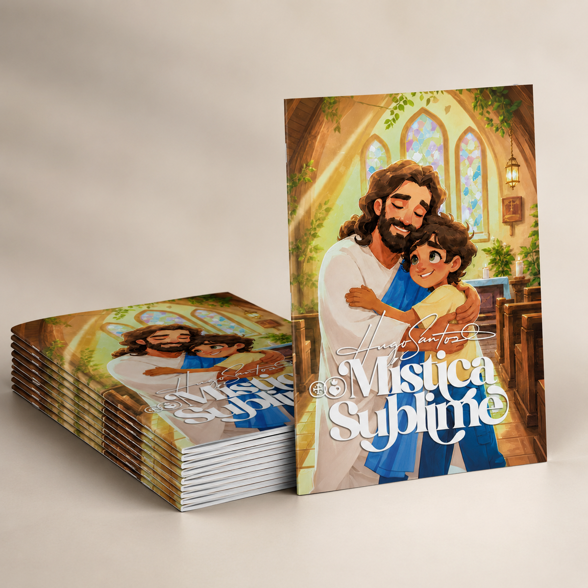 livro infantil católico ilustrado Mística Sublime — capa premium